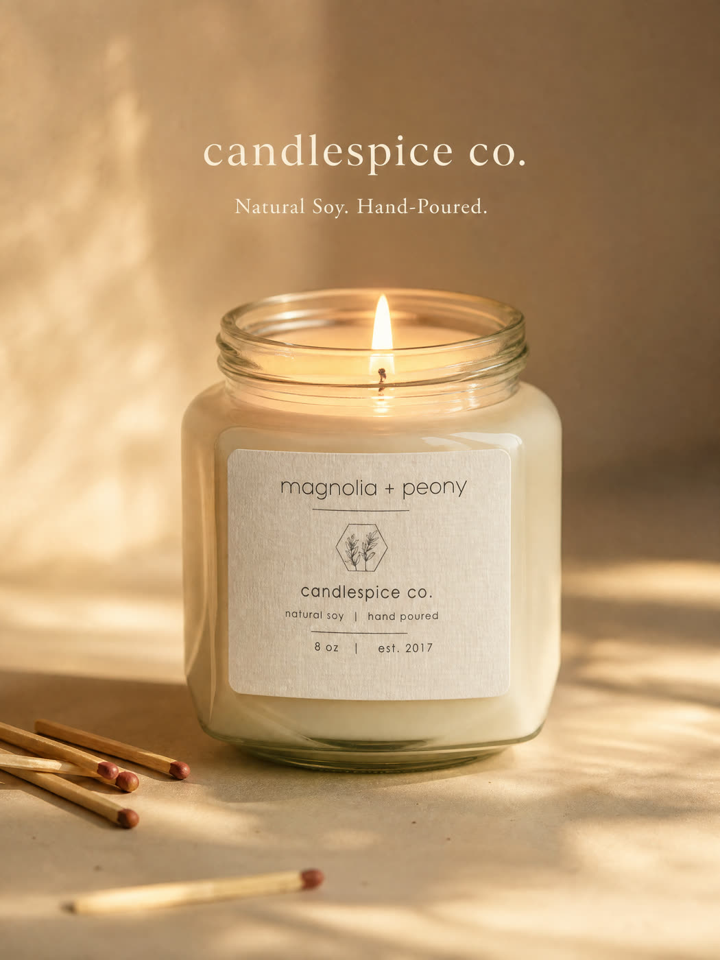 Candle ad creative