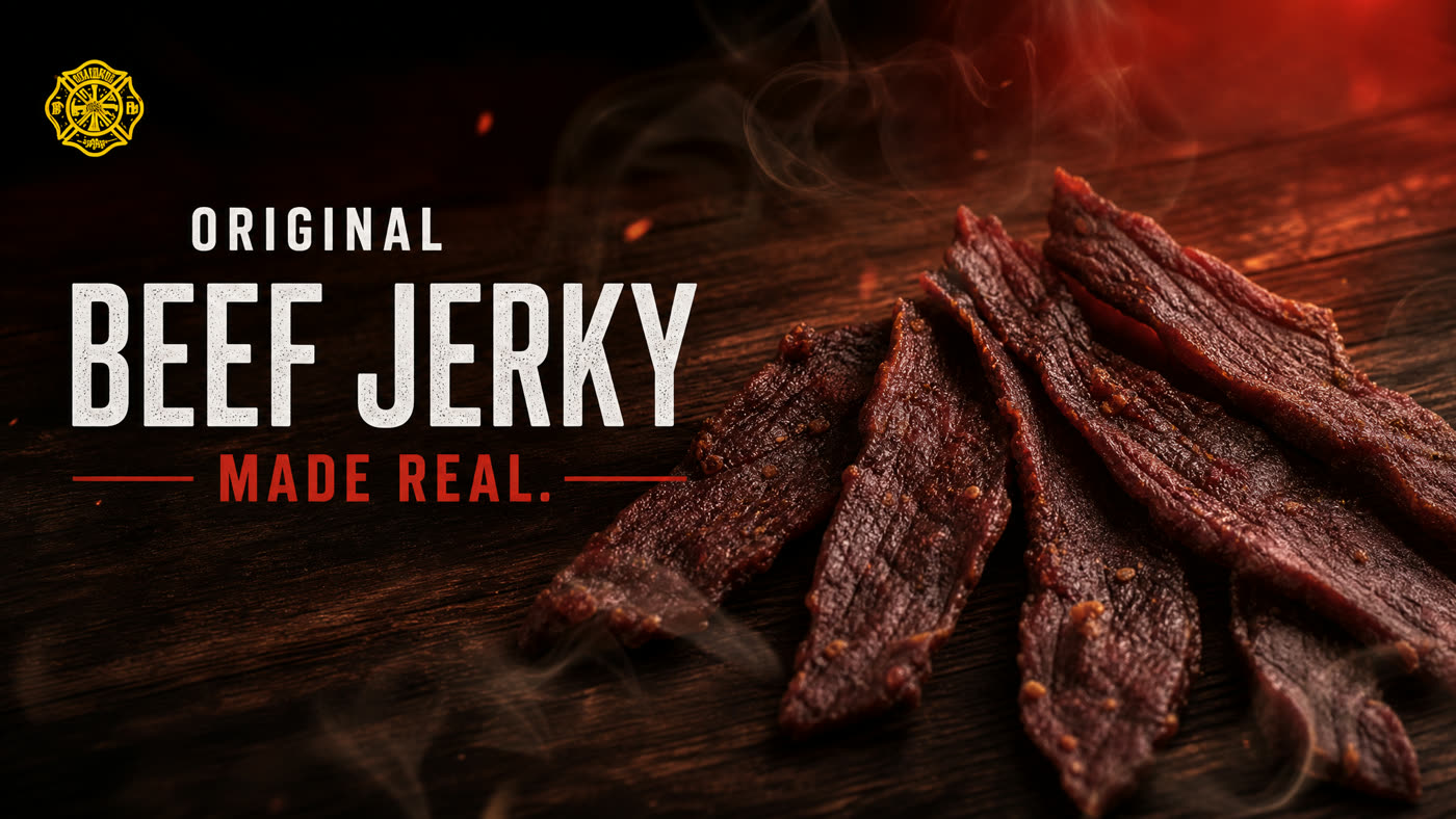 Jerky ad creative, wide