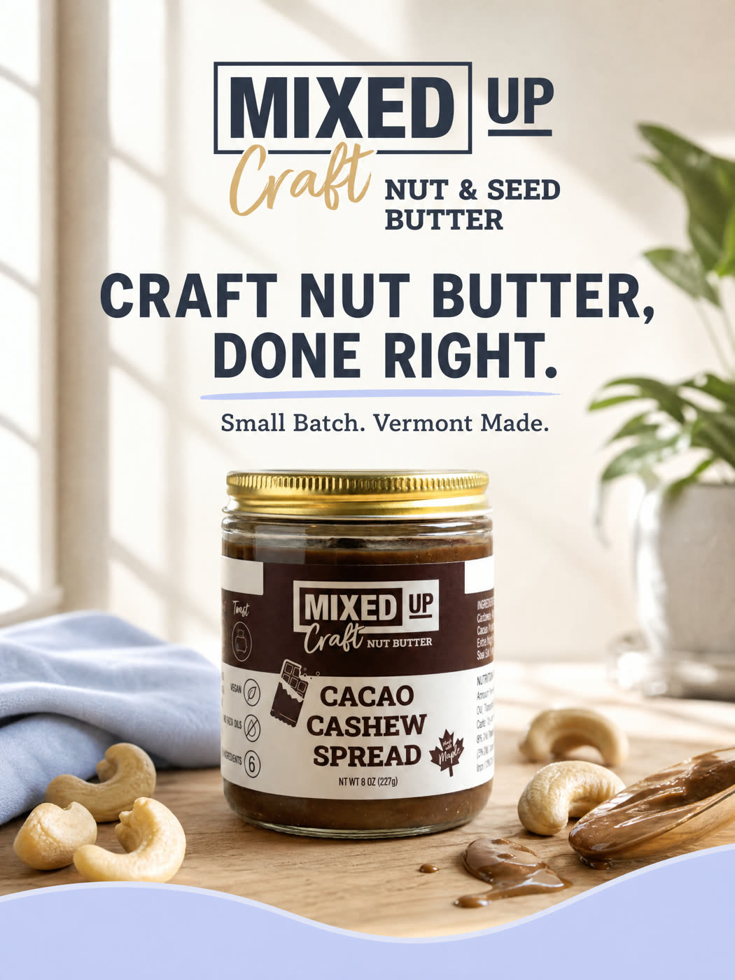 Nut butter ad creative